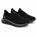 Lumberjack Lvory Women's Knit Slip-On Sneakers in Black