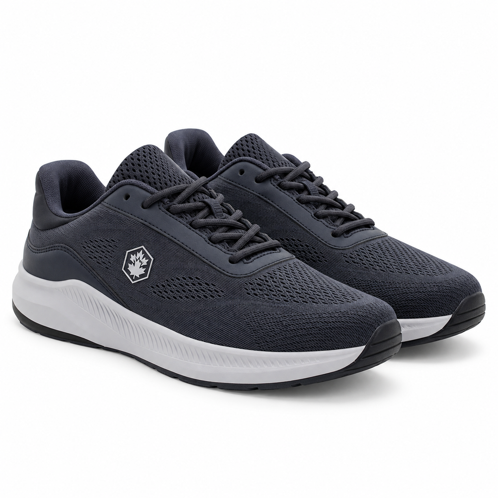 Lumberjack Musonda Men's Mesh Sneakers in Dark Navy