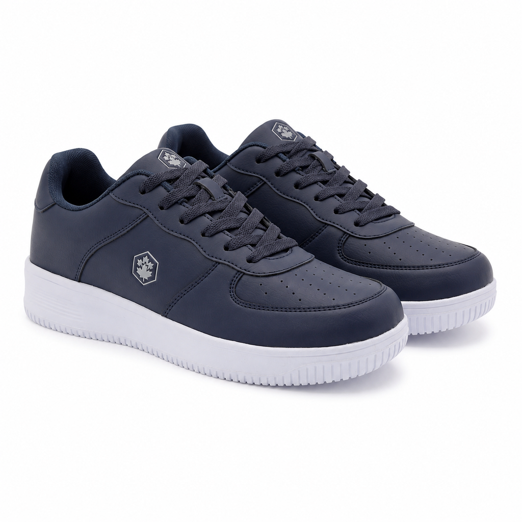 Lumberjack Finster Men's Everyday Sneakers in Navy & White