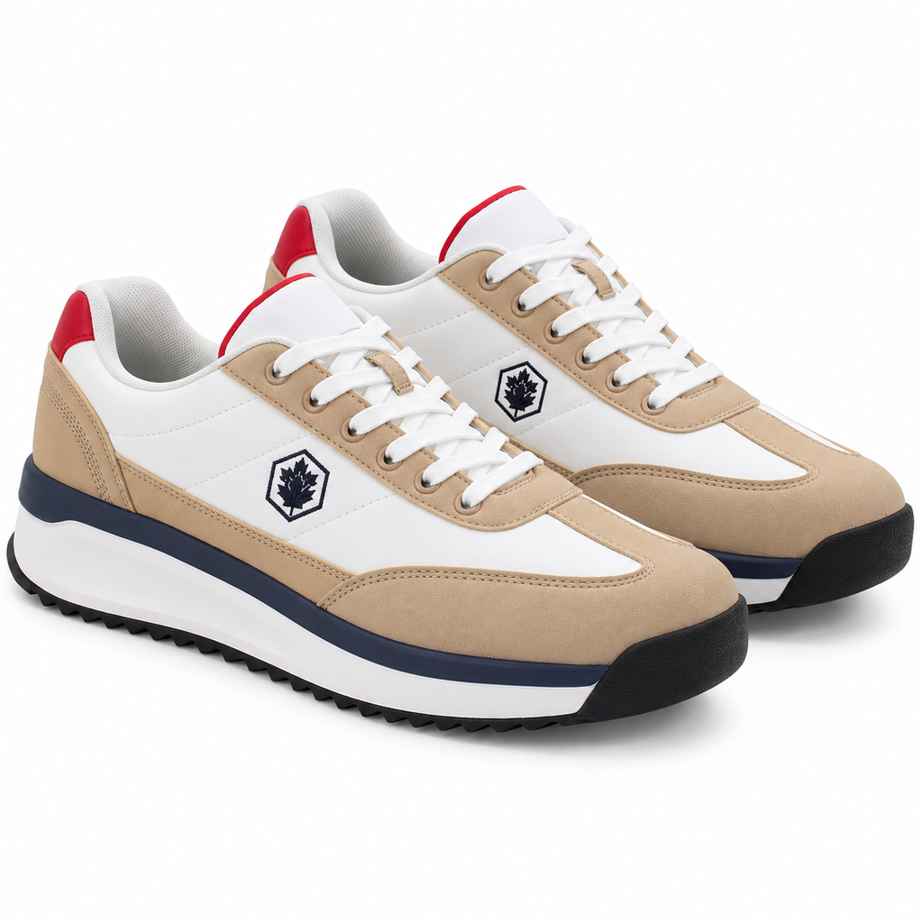 Lumberjack Coffee Men's Streamlined Sneakers in Coffee Brown