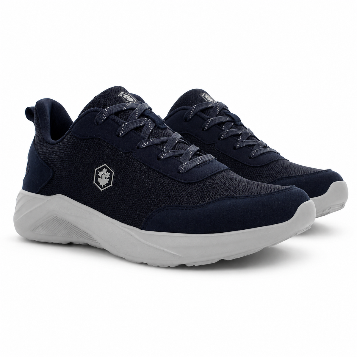 Lumberjack Karter Men's Breathable Sneakers in Navy Blue