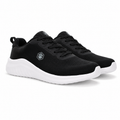 Lumberjack Moko Men's Mesh Sneakers in Black & White