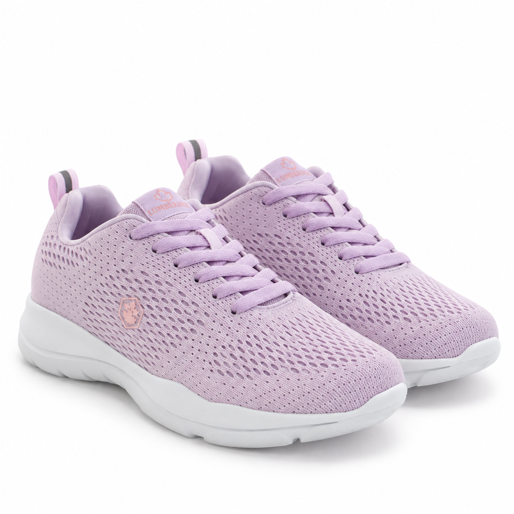 Lumberjack Agatha Women's Breathable Mesh Sneakers in Lilac