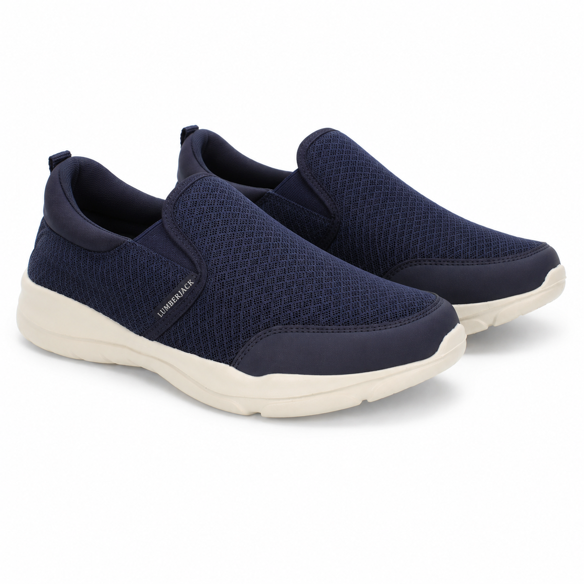 Lumberjack Agatha Men's Slip-On Shoes in Navy & Off-White