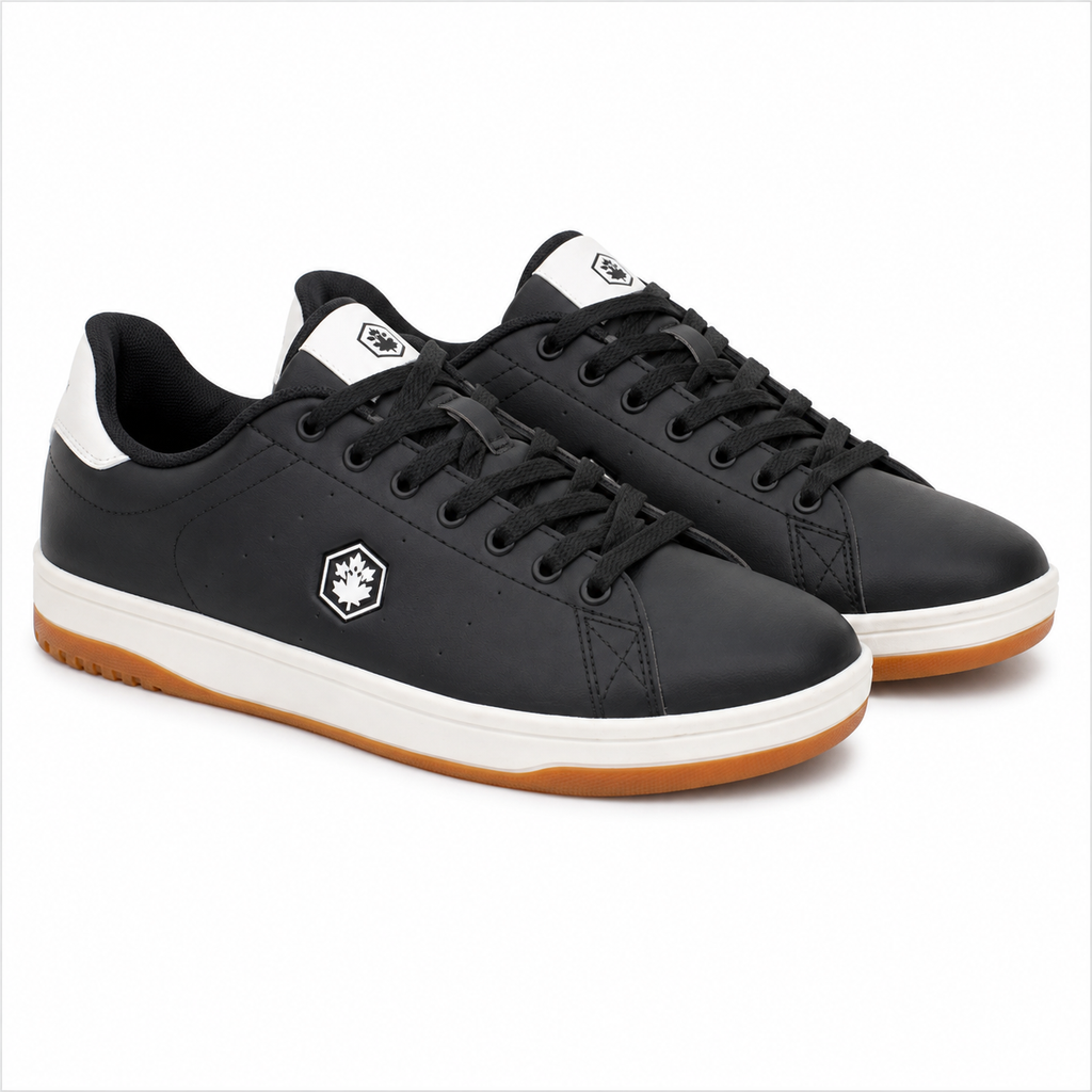 Lumberjack Rea Men's Gum-Sole Sneakers in Black