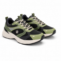 Lumberjack Money Men's Two-Tone Sneakers in Black & Green
