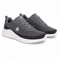 Lumberjack Moko Men's Mesh Sneakers in Dark Grey