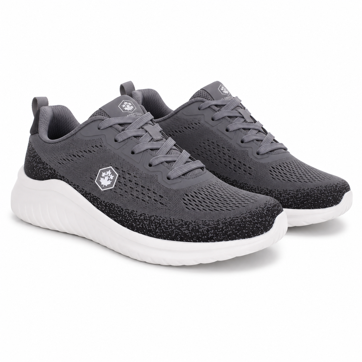 Lumberjack Moko Men's Mesh Sneakers in Dark Grey