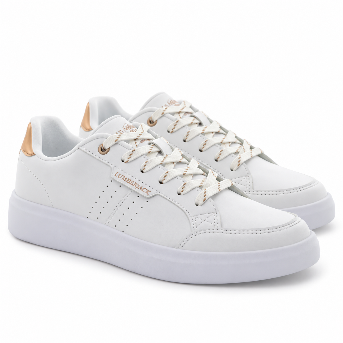 Lumberjack Helena Women's Sneakers in White & Rose Gold