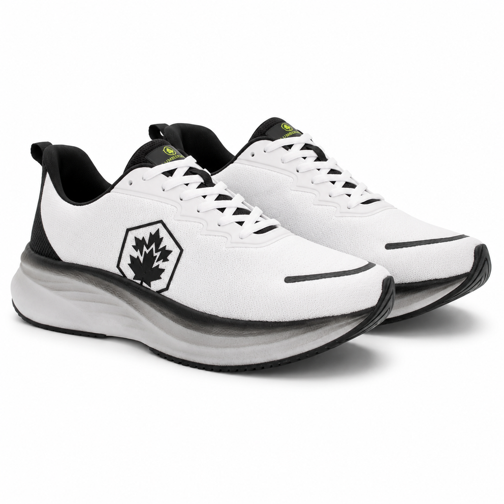 Lumberjack Chess Men's Lightweight Sneakers in White