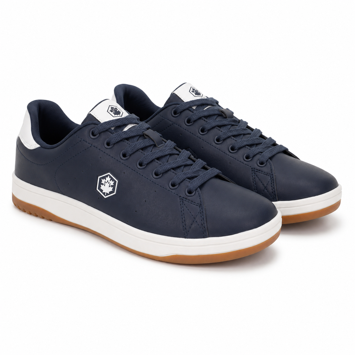Lumberjack Rea Men's Gum-Sole Sneakers in Navy Blue