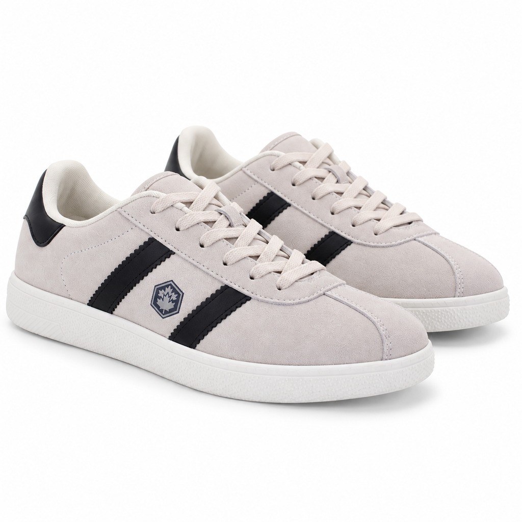Lumberjack Frosty Women's Retro Suede Sneakers in Beige