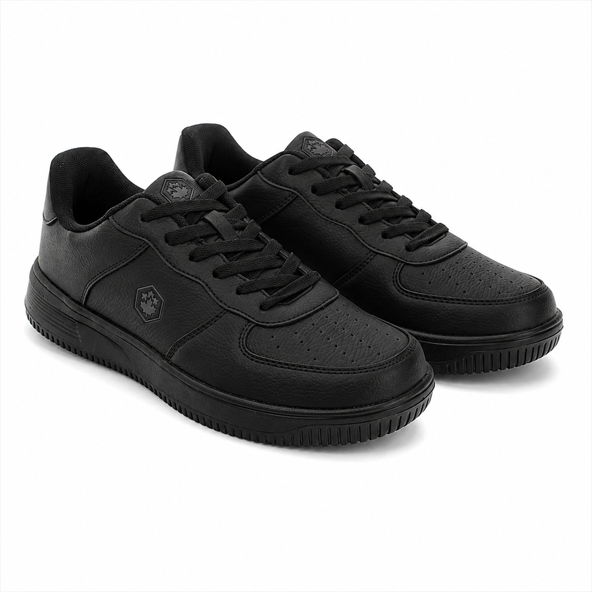 Lumberjack Finster Men's Everyday Sneakers in Pure Black
