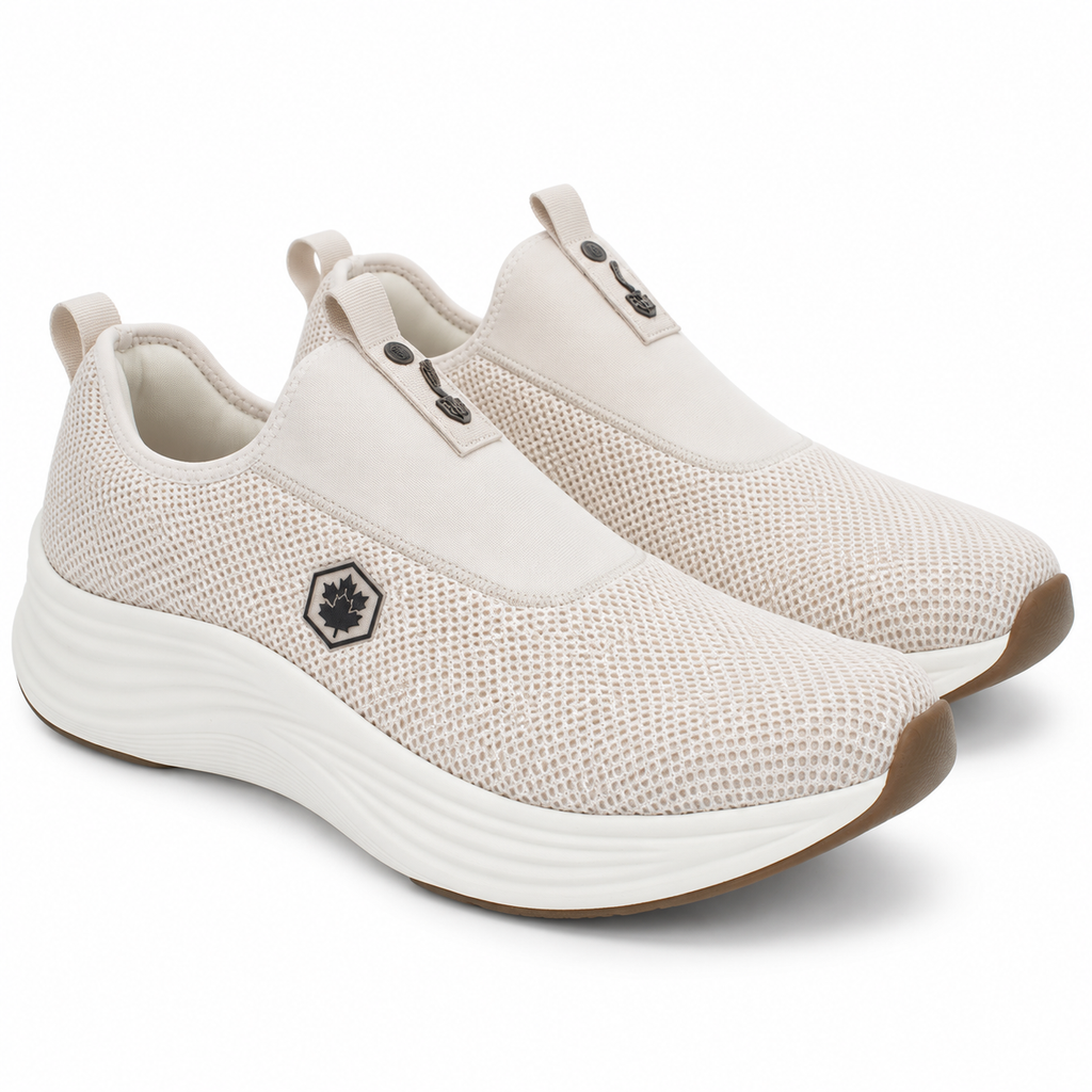 Lumberjack Talara Men's Laceless Mesh Sneakers in Sand