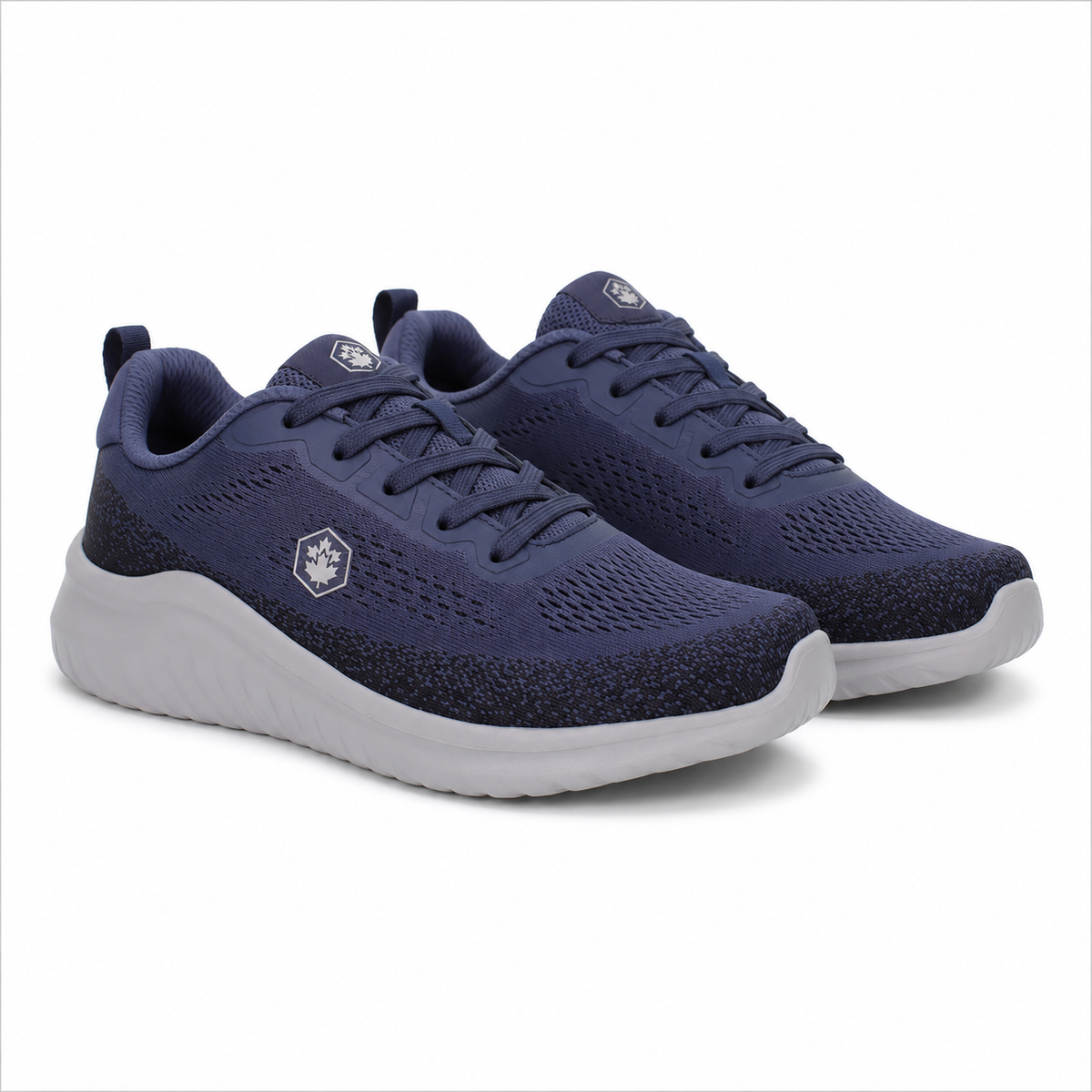 Lumberjack Moko Men's Mesh Sneakers in Navy Blue