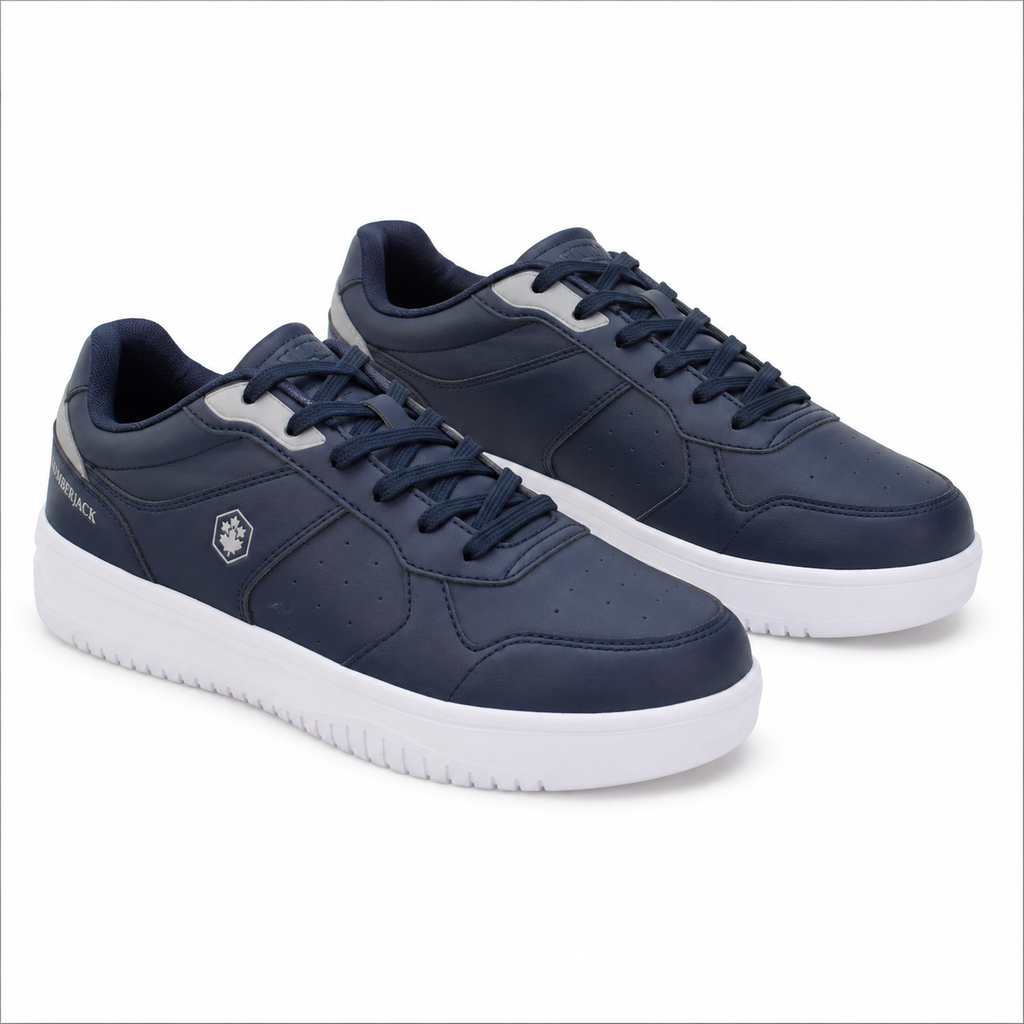 Lumberjack Udemy Men's Perforated Sneakers in Midnight Blue