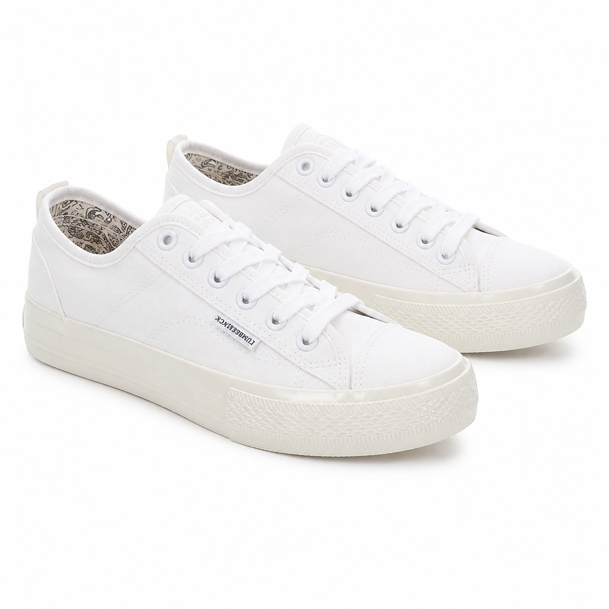 Lumberjack Ravenne Women's Classic Canvas Sneakers in White