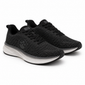 Lumberjack Chess Men's Knit Sneakers in Black
