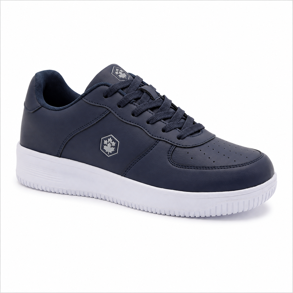 Lumberjack Finster Men's Everyday Sneakers in Navy & White