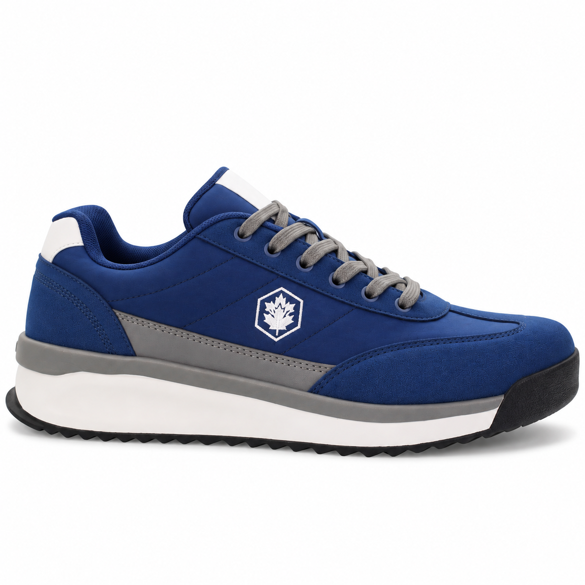 Lumberjack Coffee Men's Layered-Sole Sneakers in Navy Blue