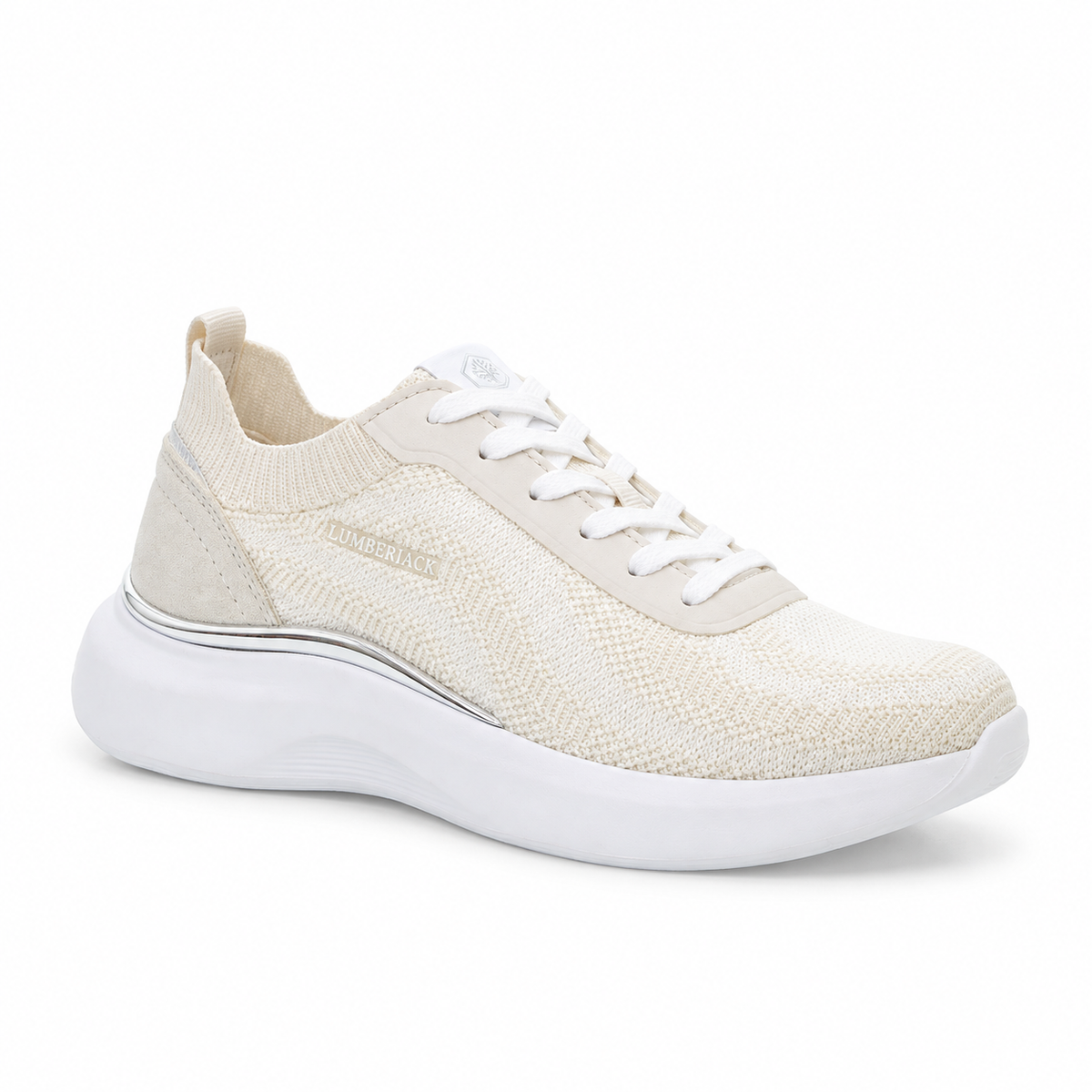 Lumberjack Keira Women's Knit Sneakers in White