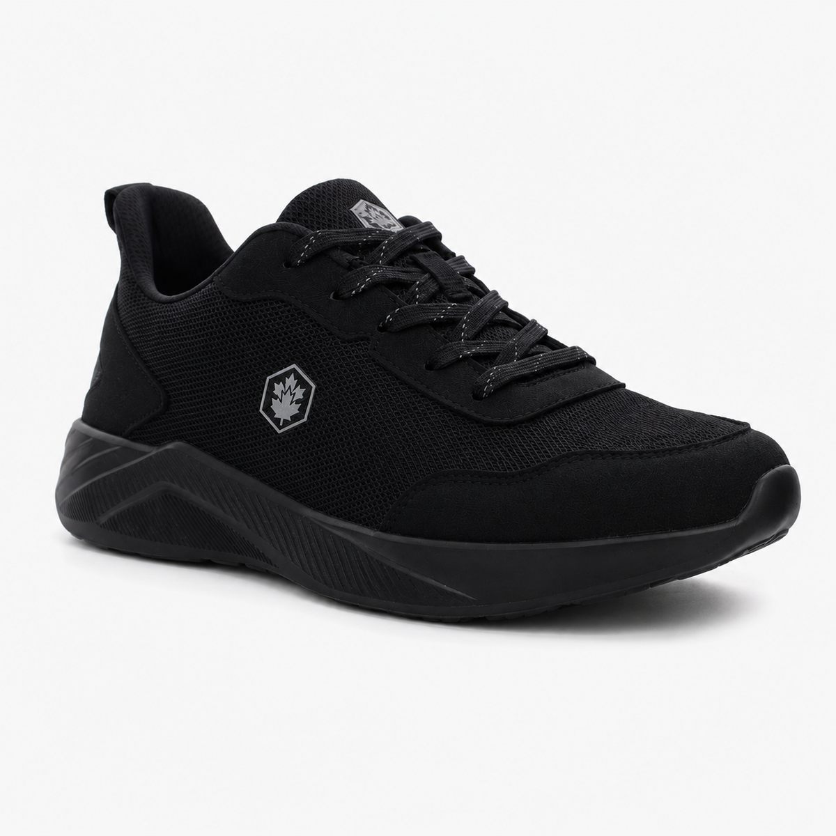 Lumberjack Karter Men's Breathable Sneakers in All Black