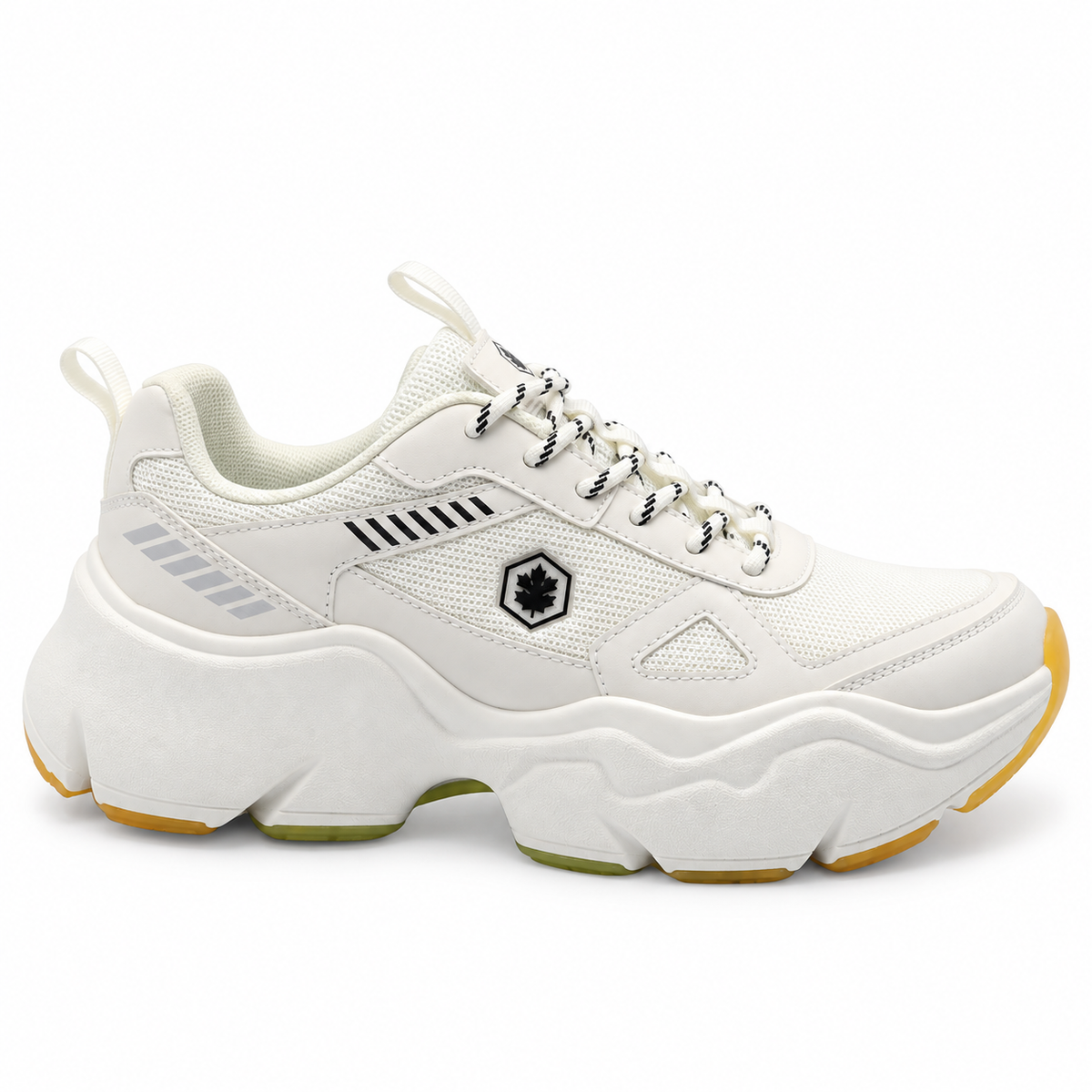 Lumberjack Itru Women's Chunky Statement Sneakers in White