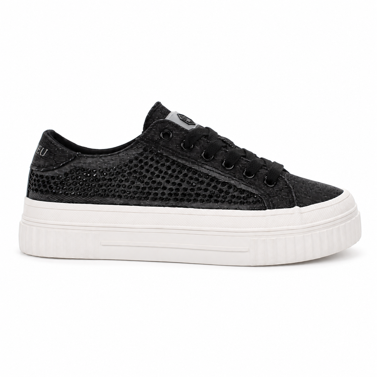 Lumberjack Anya Women's Embellished Platform Sneakers in Black
