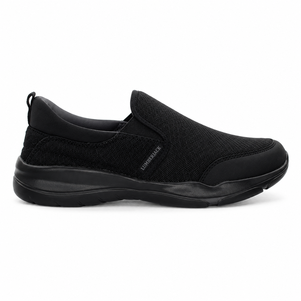 Lumberjack Agatha Men's Slip-On Shoes in Black
