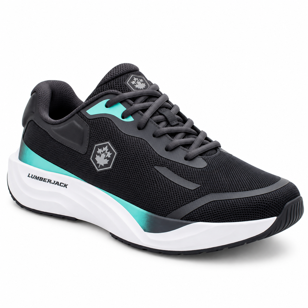 Lumberjack Rexron Men's Mesh Sneakers in Navy Blue