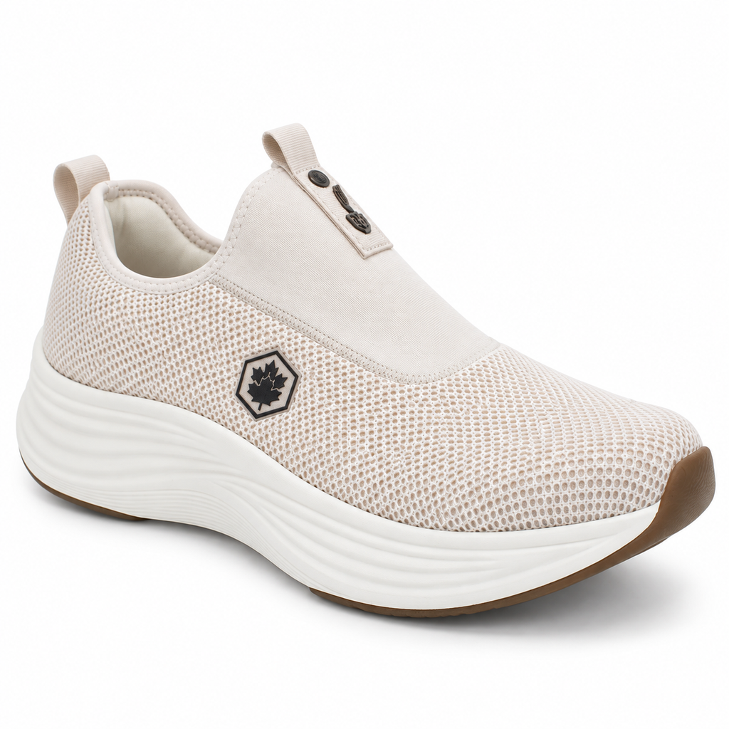 Lumberjack Talara Men's Laceless Mesh Sneakers in Sand