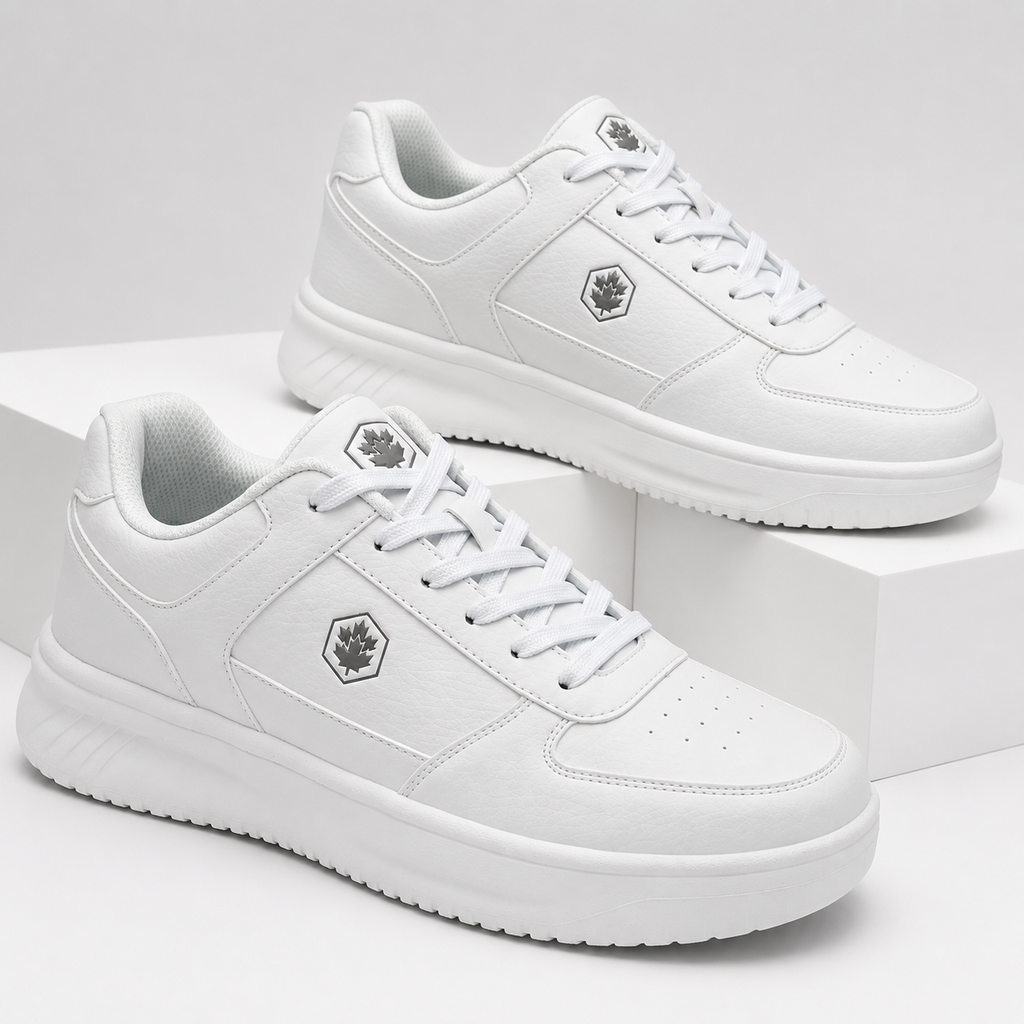 Lumberjack Finian Men's Classic Sneakers in White