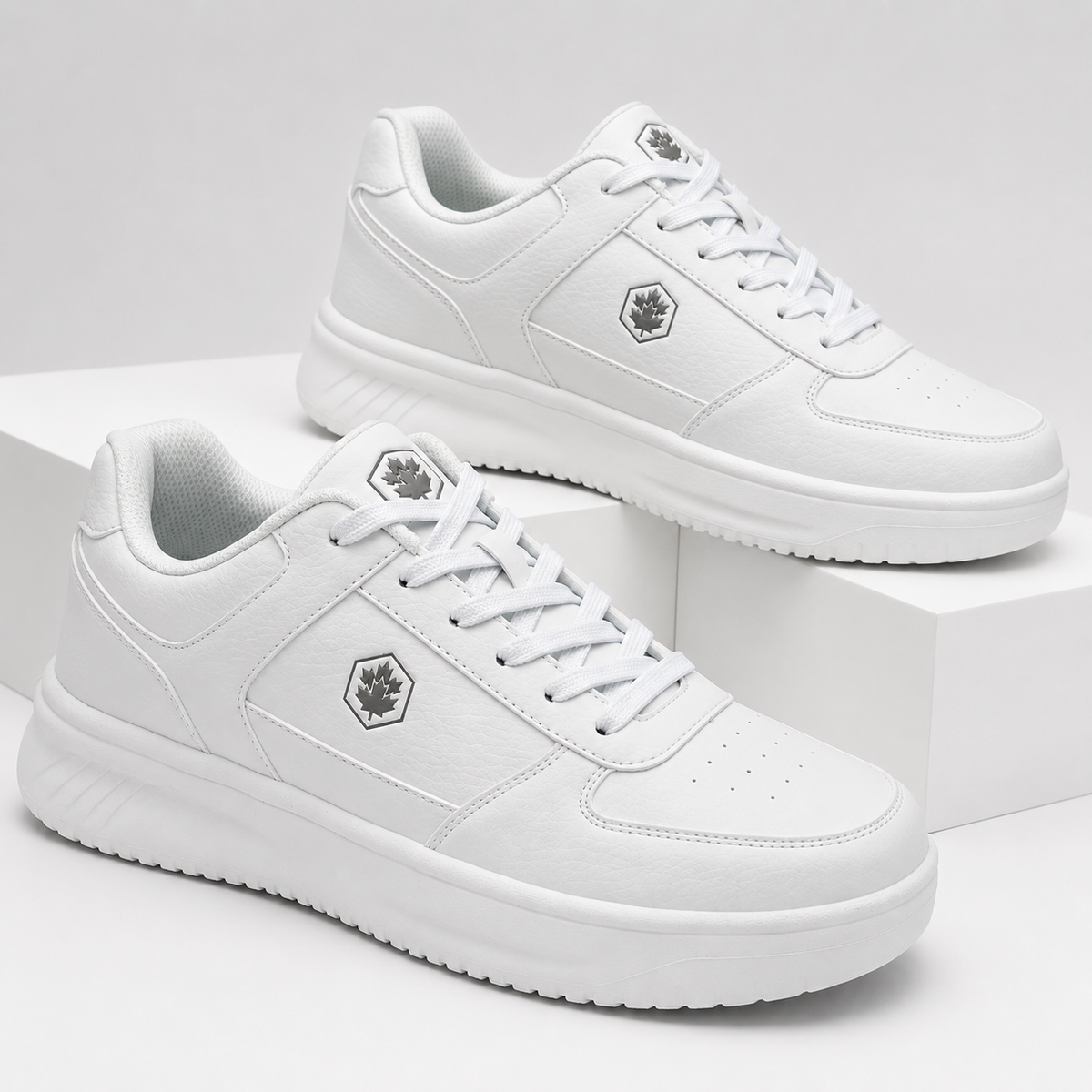 Lumberjack Finian Men's Classic Sneakers in White