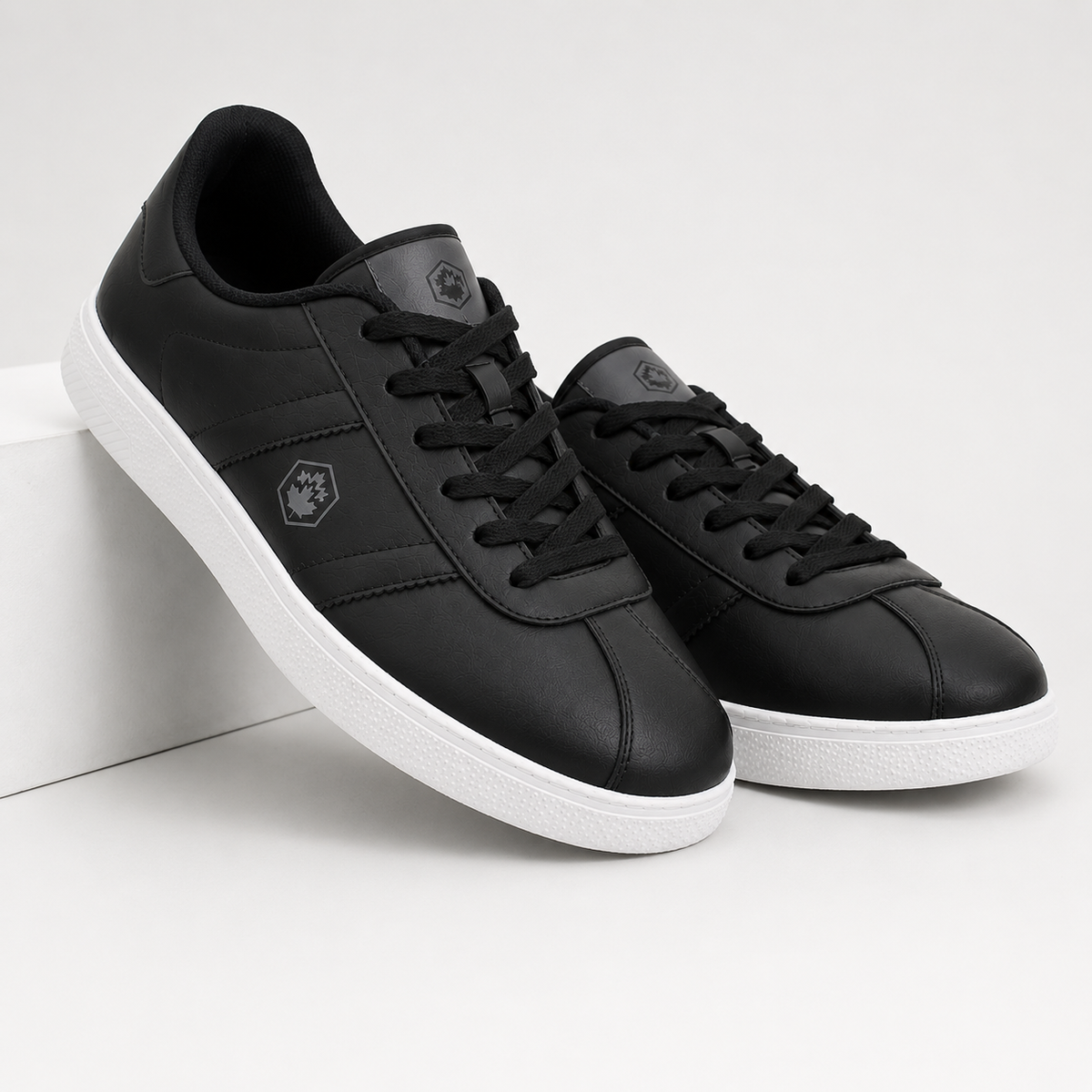 Lumberjack Frosty Men's Low-Profile Sneakers in Black