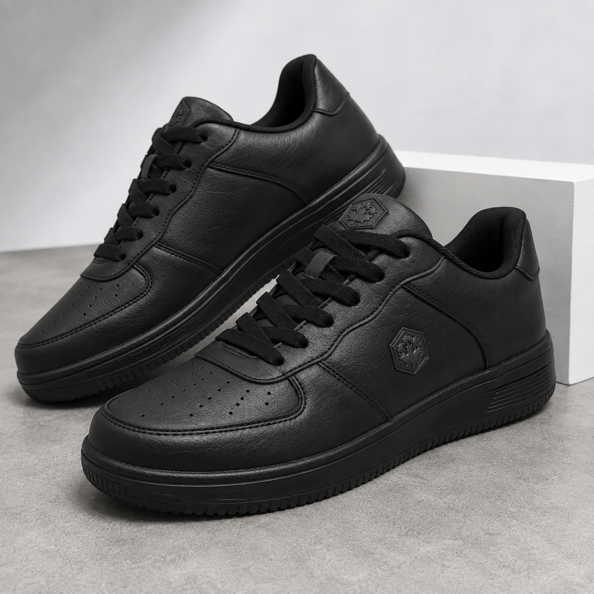 Lumberjack Finian Men's Classic Sneakers in Black
