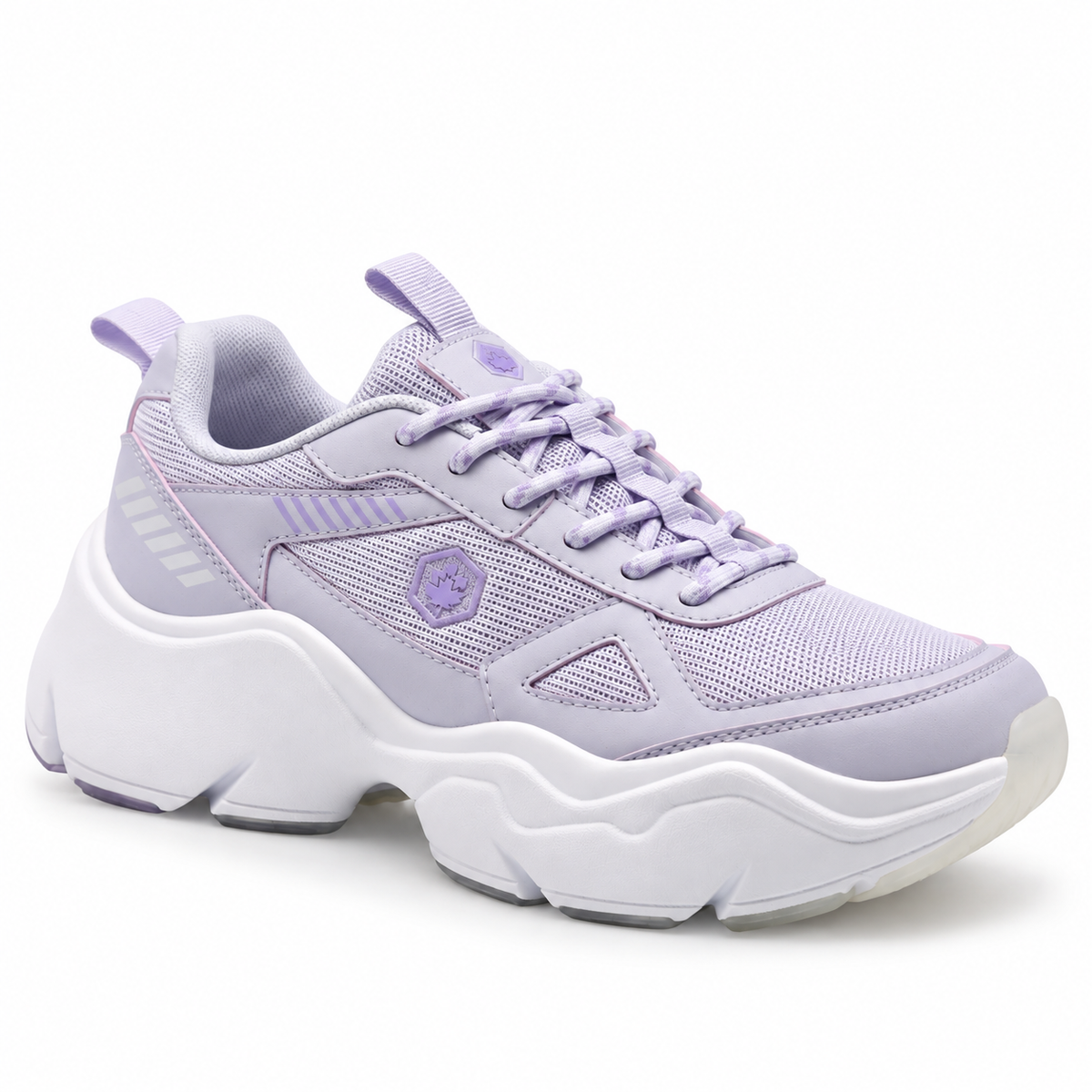 Lumberjack Itru Women's Chunky Statement Sneakers in Lilac