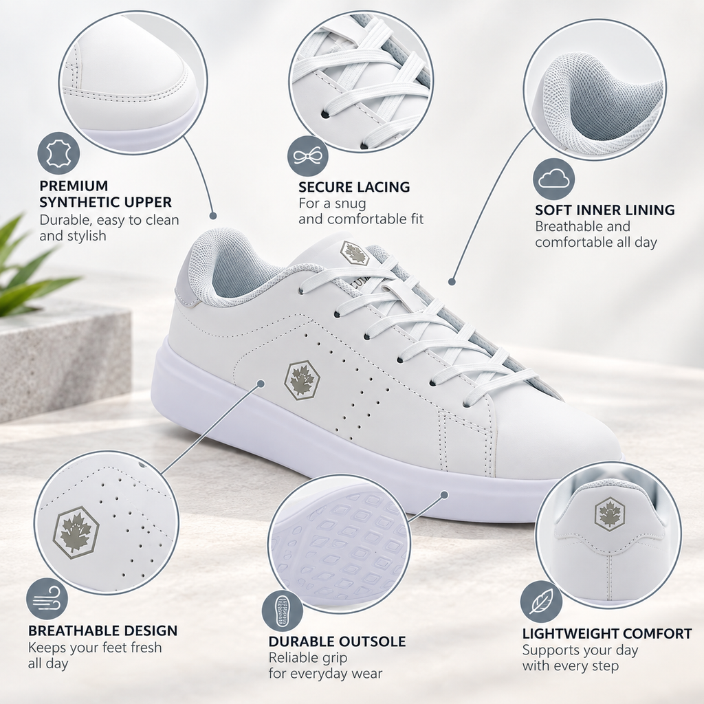 Lumberjack Helena Women's Sporty Sneakers in White
