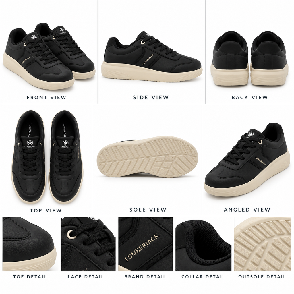 Lumberjack Fridy Women's Minimal Sneakers in Black