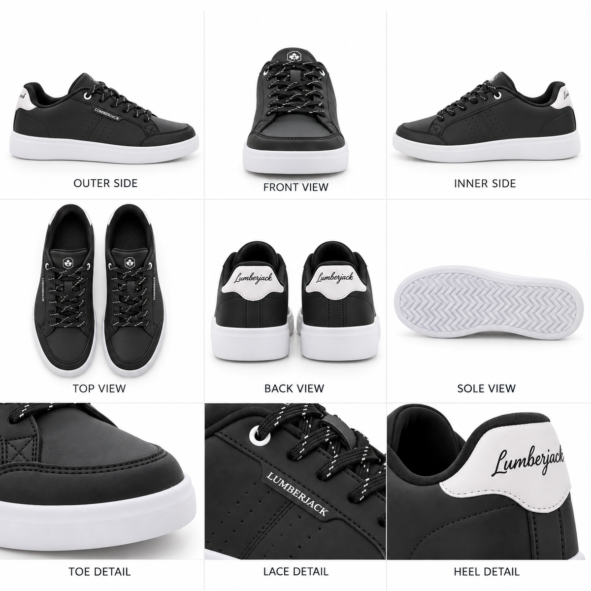 Lumberjack Helena Women's Sporty Sneakers in Black