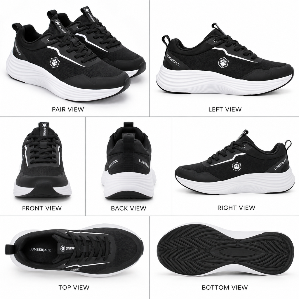 Lumberjack Talara Women's Textile Sneakers in Black