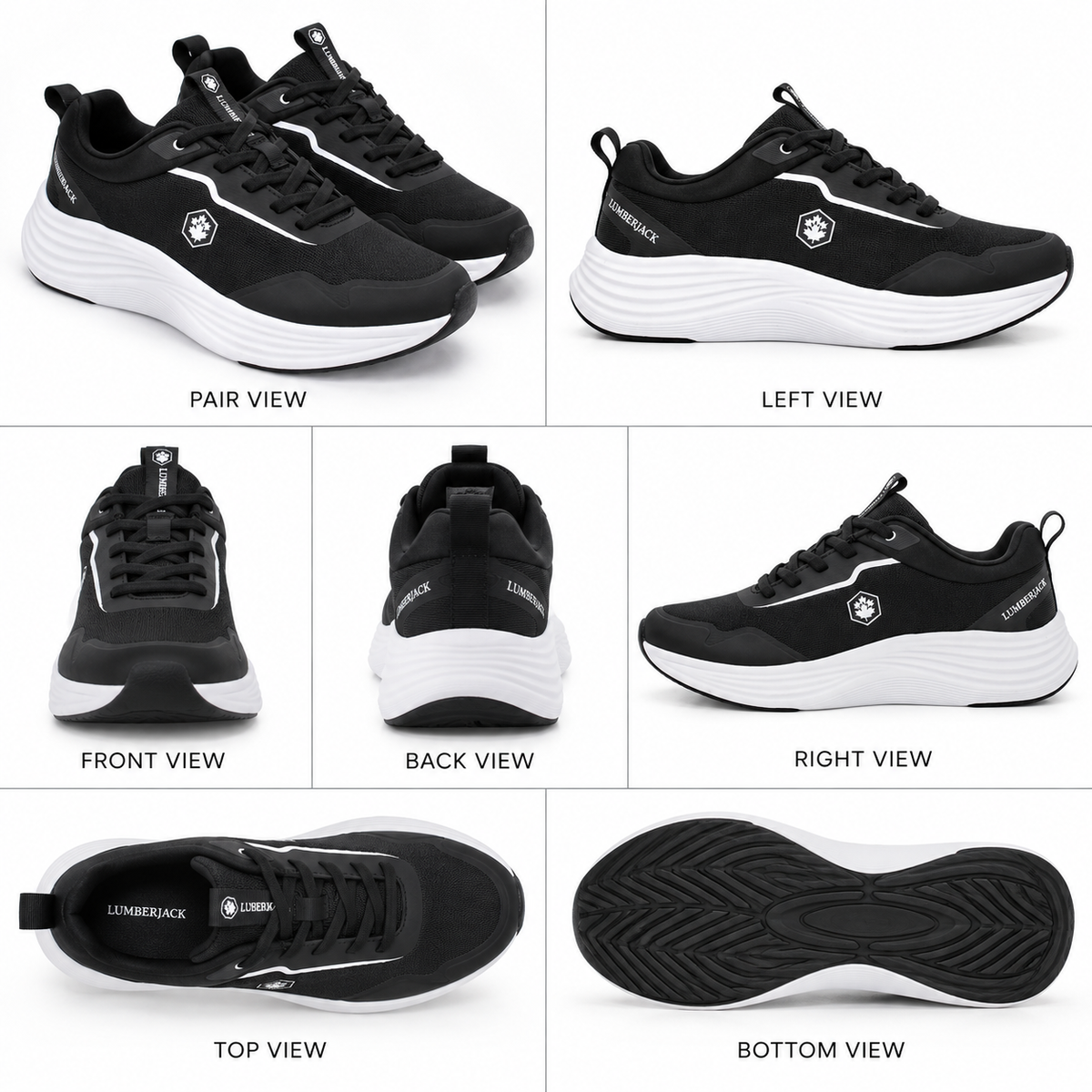 Lumberjack Talara Women's Textile Sneakers in Black
