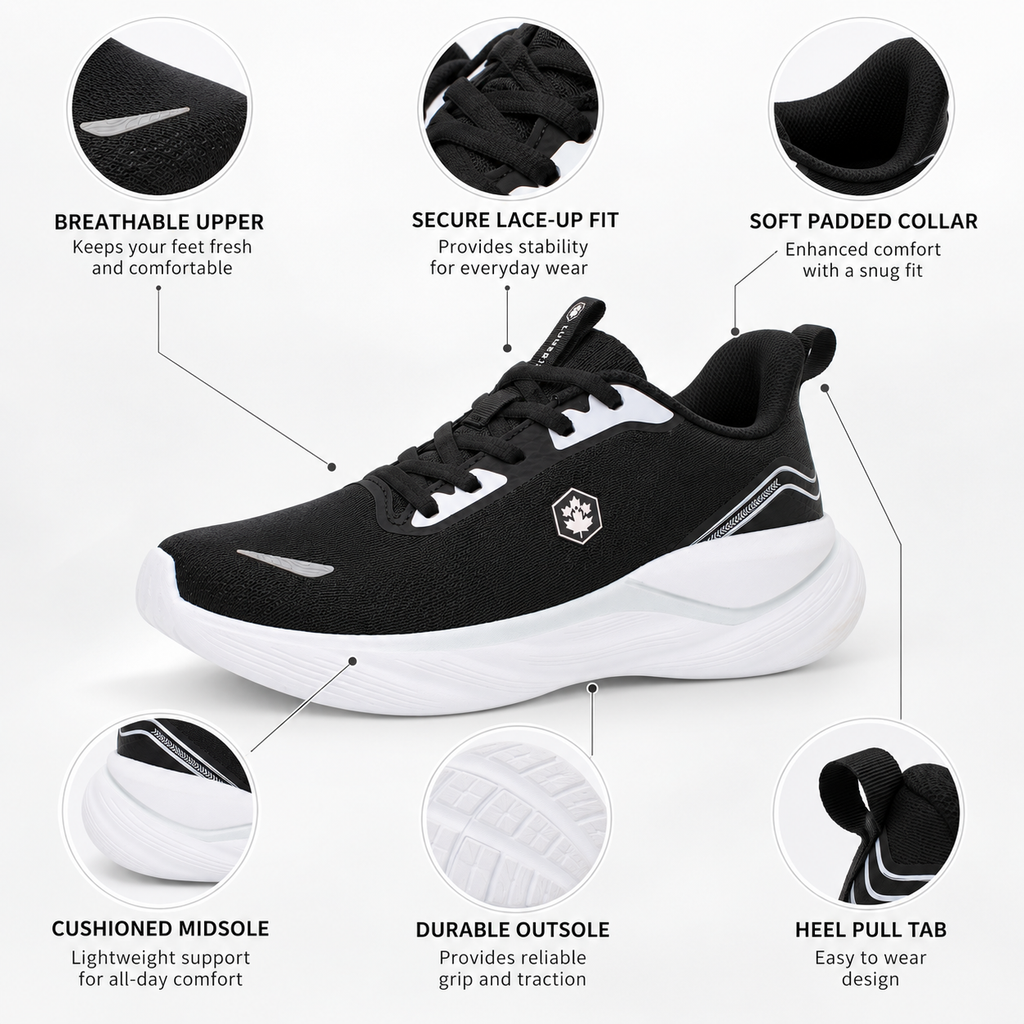Lumberjack Lemina Women's Lifestyle Sneakers in Black