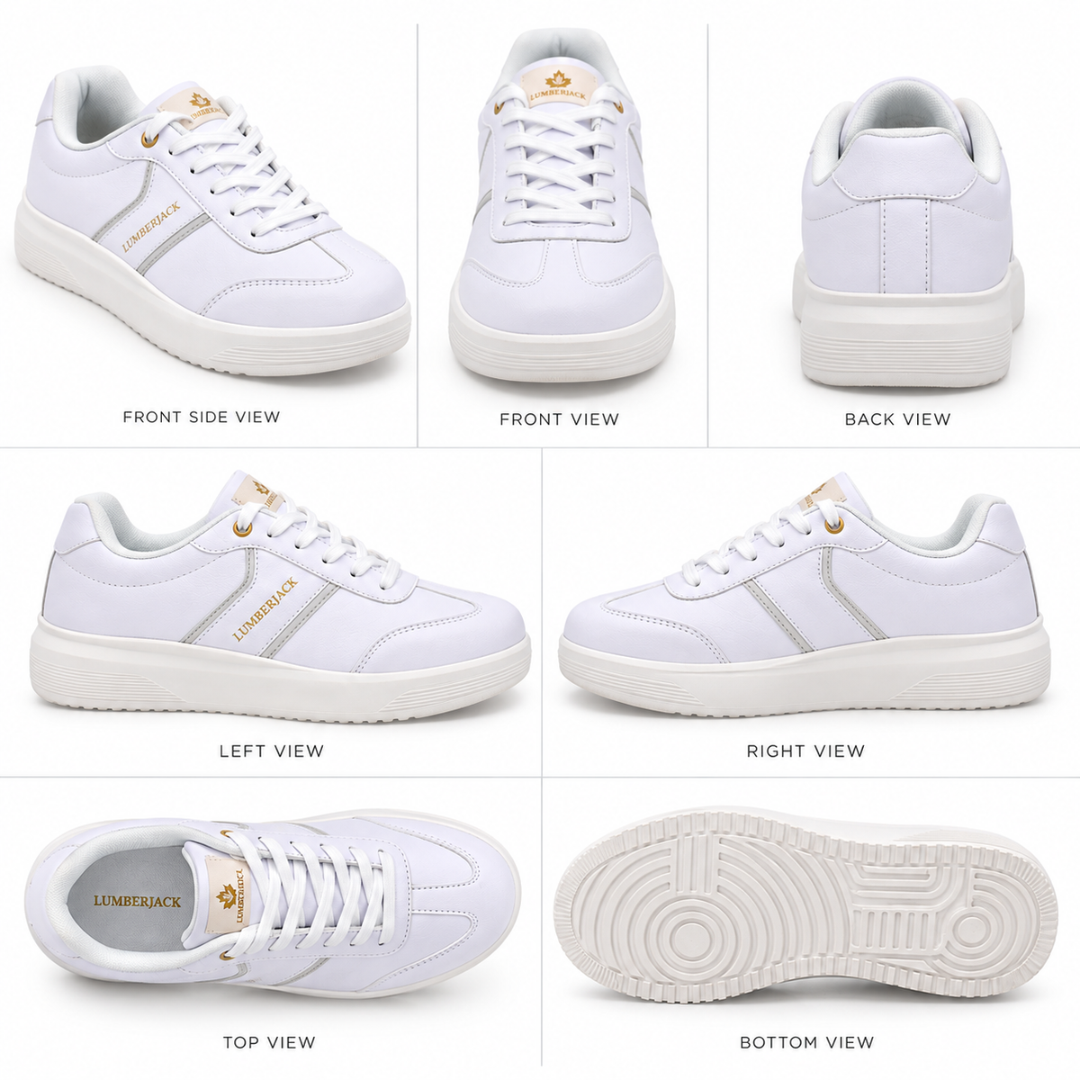 Lumberjack Fridy Women's Minimal Sneakers in White