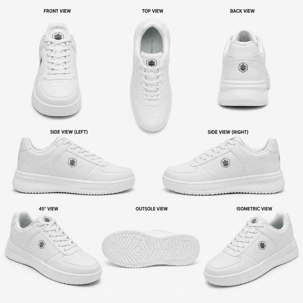 Lumberjack Finian Men's Classic Sneakers in White