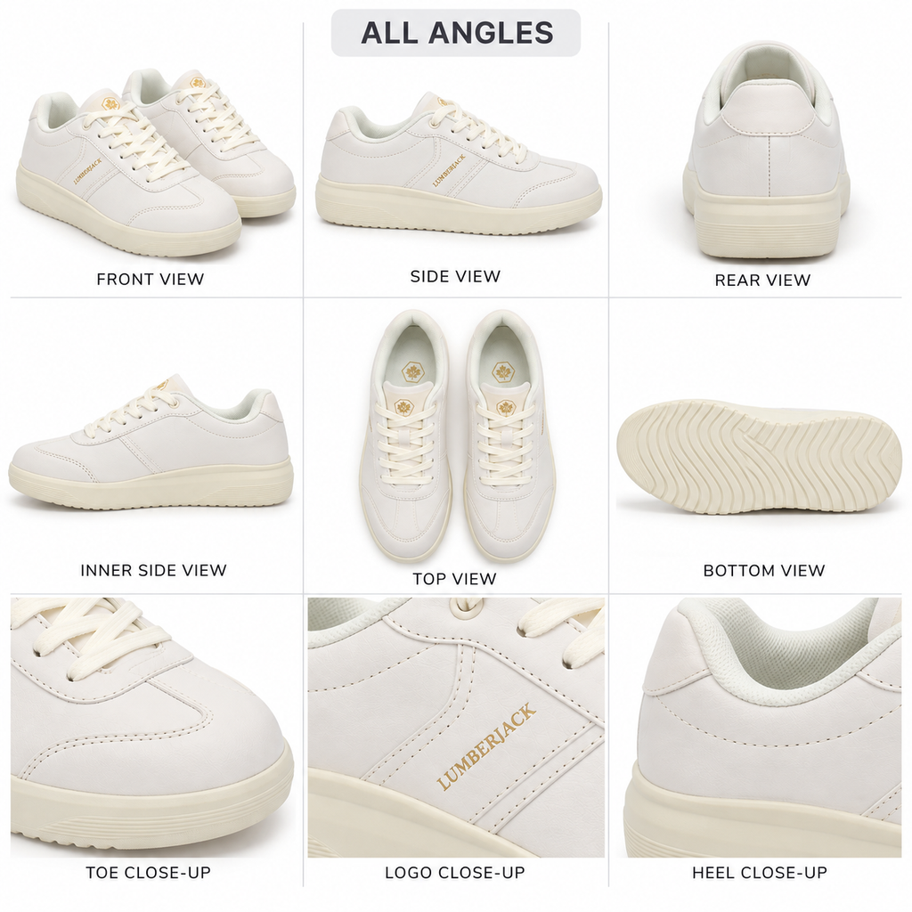 Lumberjack Fridy Women's Minimal Sneakers in Beige