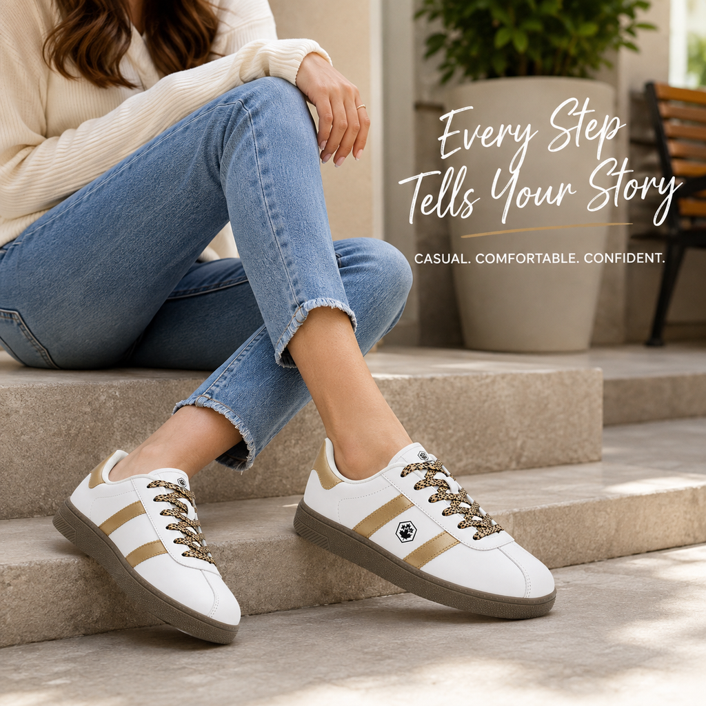 Lumberjack Frosty Women's Easy-Care Sneakers in White