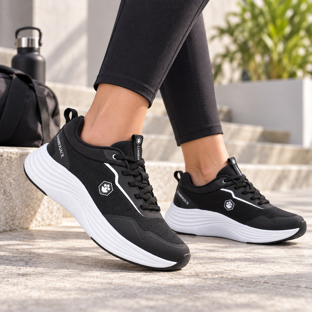 Lumberjack Talara Women's Textile Sneakers in Black