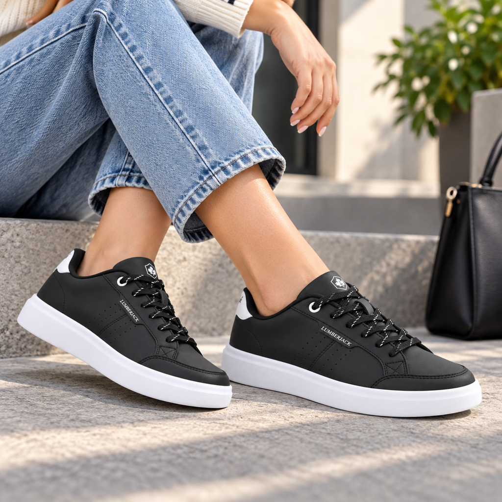 Lumberjack Helena Women's Sporty Sneakers in Black