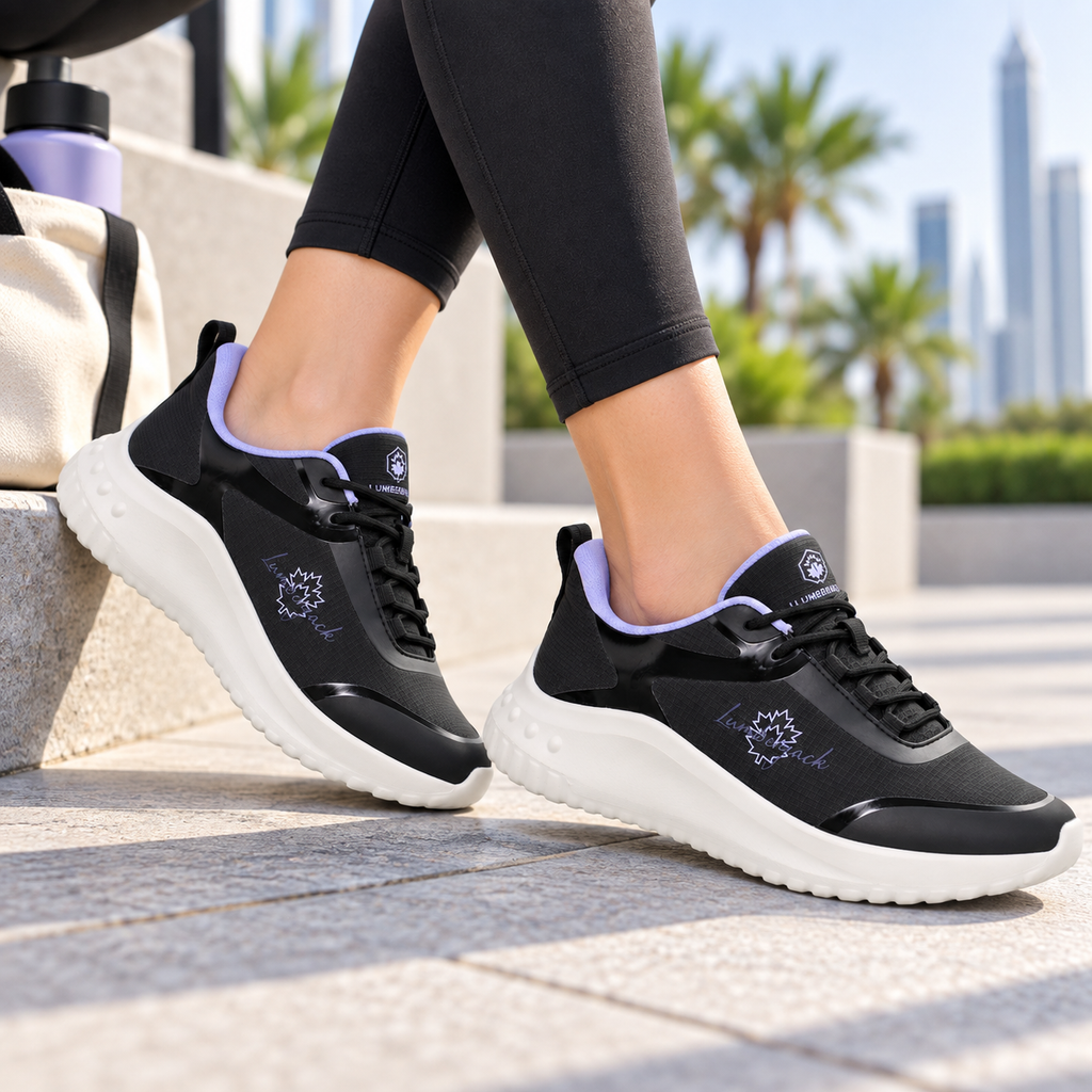 Lumberjack Anyk Women's Sporty Sneakers in Black