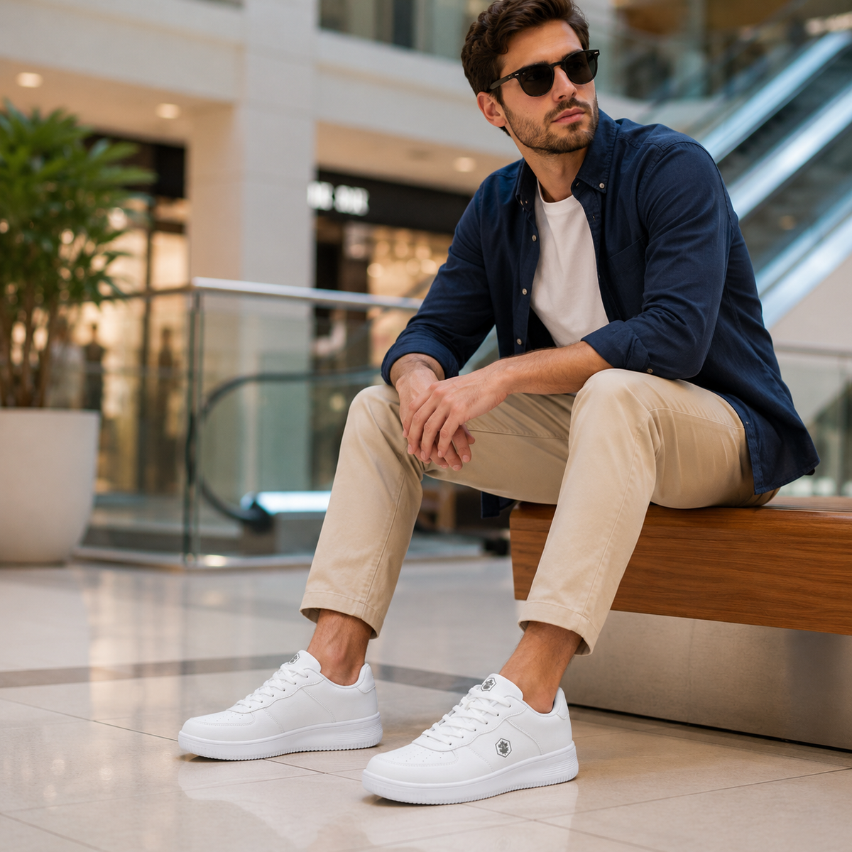 Lumberjack Finster Men's Everyday Sneakers in White